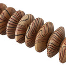 Wooden Nonslip Handle 8 Rollers Belly Back Health Massager A2J8