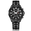 NAVIFORCE 9089 Fashion Men Quartz Watch Luxury Multifunction Stainless Steel Strap Watch