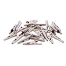 25Pcs Metal Insulated Alligator Clips Test Lead Crocodile Clamps U4Y8