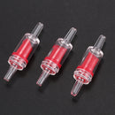 8-Piece Plastic Aquarium Check 1-Way Valve Air Pump Co2 Diffuser Set, Red/W E9X1