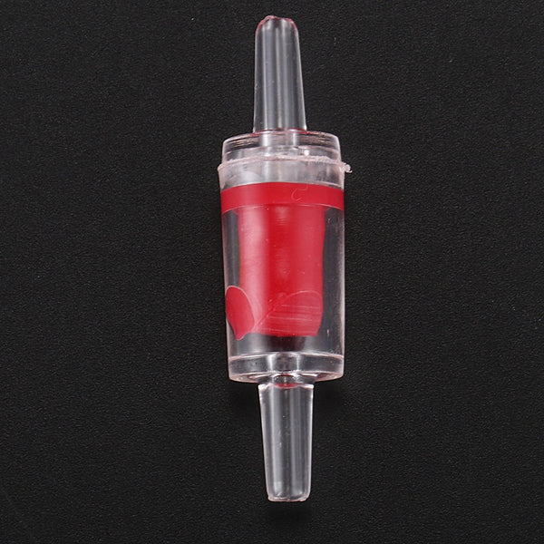 8-Piece Plastic Aquarium Check 1-Way Valve Air Pump Co2 Diffuser Set, Red/W E9X1