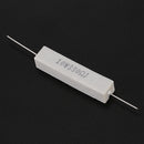5 x 330 Ohm 5% 10W Watt Wirewound Ceramic Cement Resistors White