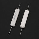 5 x 330 Ohm 5% 10W Watt Wirewound Ceramic Cement Resistors White