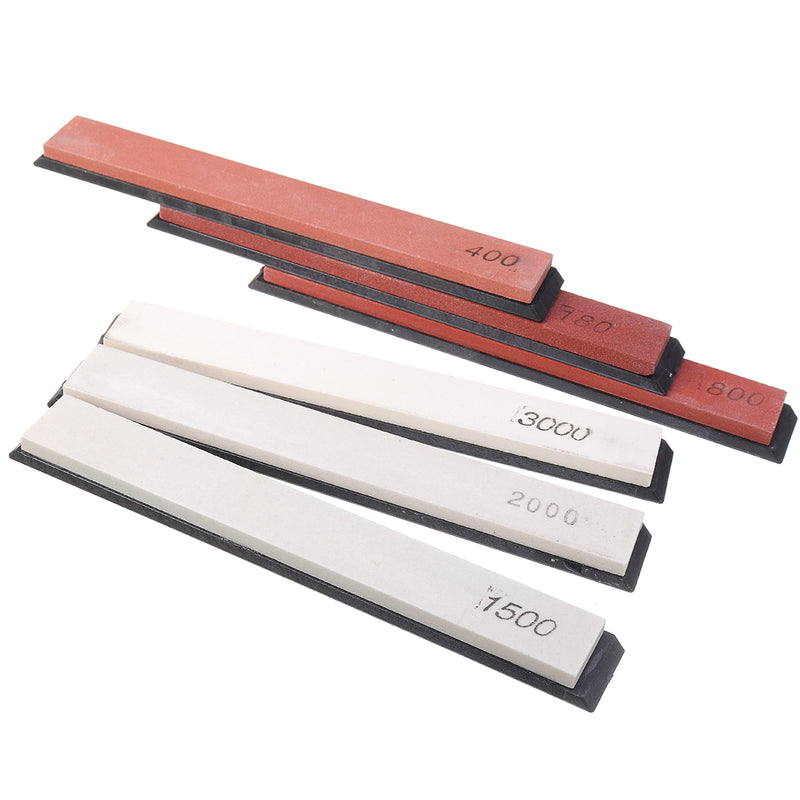 6 Pcs Sharpening Stone Set Whetstone Set Oilstone Grindstone Polishing Sharpener Sander