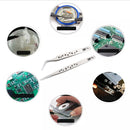 RJX Straight 45 Curved  Stainless Steel Pincer Tweezer Repairing Tool With Cooling Hole  For RC Models