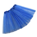 Kids Girls Modern Ballet Dressing Fairy Tutu Skirt Dark blue Q8V6