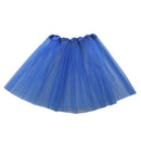 Kids Girls Modern Ballet Dressing Fairy Tutu Skirt Dark blue Q8V6