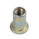 20pcs Flat Head Metric Steel M5 Blind Insert Rivet Nut Rivnut P5G8