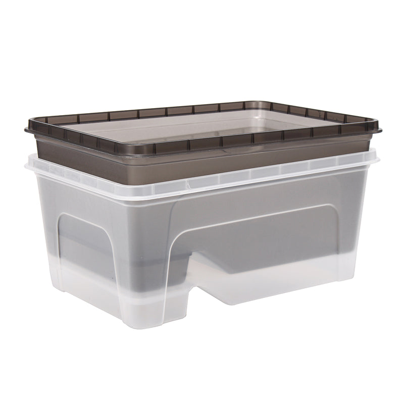 S/M/L Reptile Turtle Plastic Clear Breeding Feeding Box Aquarium Tank Platform Fish Feeder