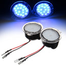 2pcs 18LED Side Mirror Puddle Lamp Car Decoration Lights for Ford Edge Mondeo Taubus 2015