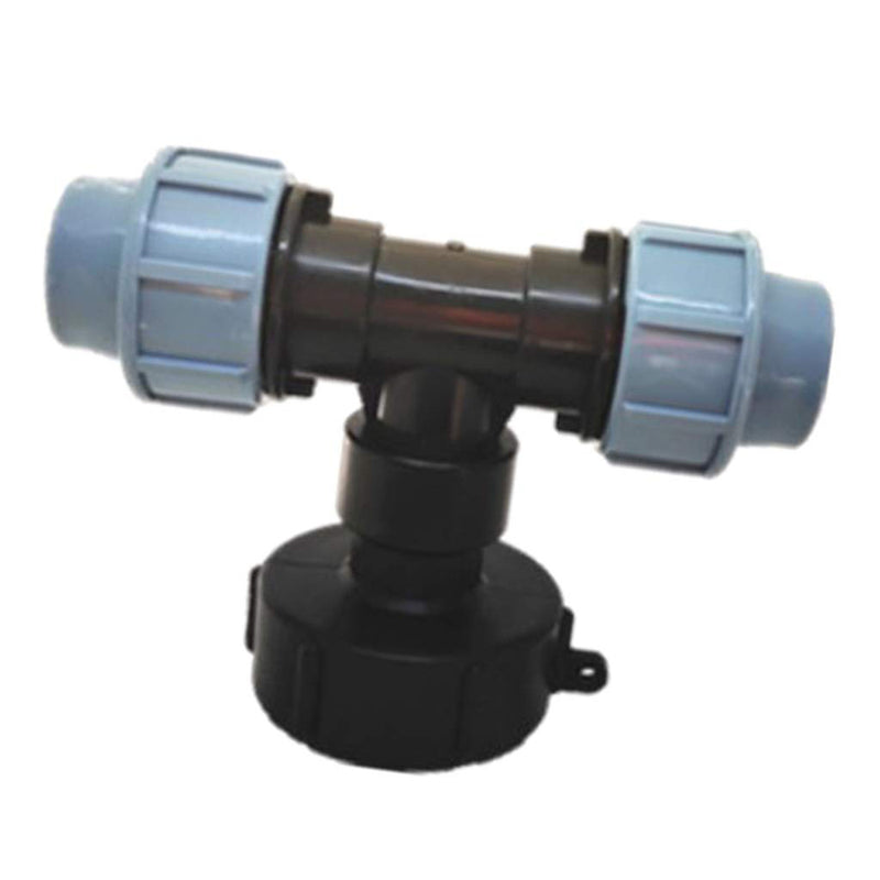 S60x6 IBC Ton Barrel Water Tank Valve Connector 20/25/32mm Tee Union Adapter Barrels Fitting Parts