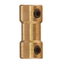 RC Airplane 2mm to 3mm Brass Motor Coupling Shaft Coupler Connector E6A8