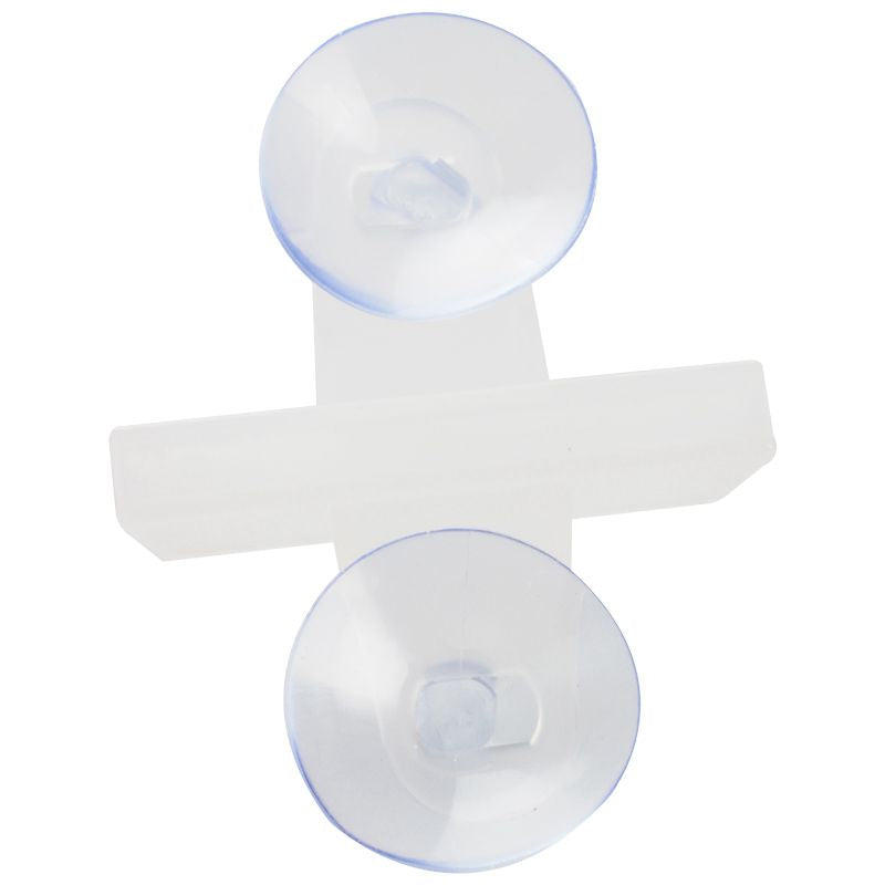 Plastic Suction Cup Fish Tank Divider Sheet Holder Clip 10 Pcs White N5N6