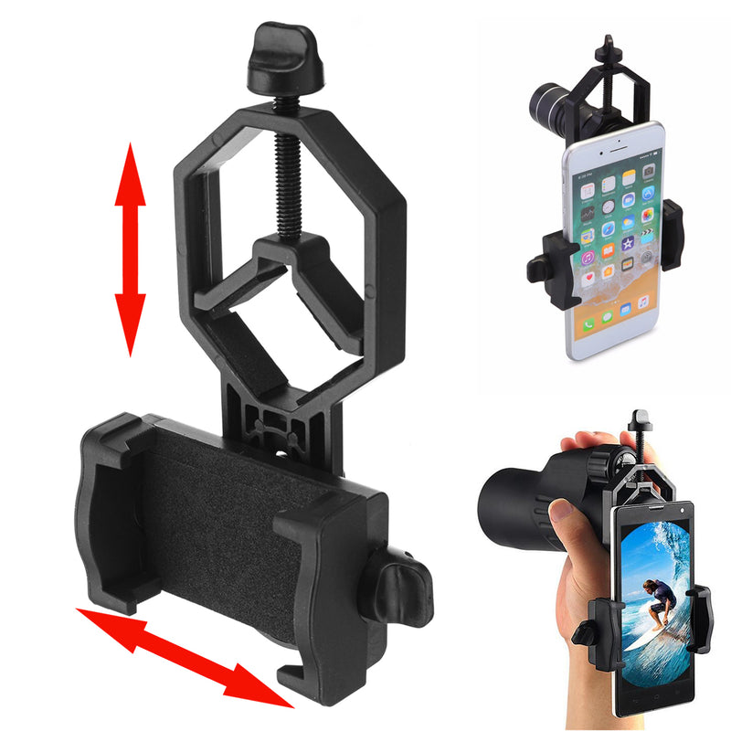 Adjustable Cell Phone Telescope Adapter Holder Mount Bracket Microscope Scope