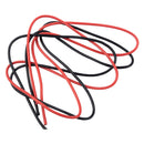 1 Pack Of 2 Pieces 16 Gauge 1m Silicone Cable Fine Strand 16 AWG, Black and