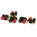 Speaker Amplifier Dual Binding Post Banana Plug Socket Connectors 5pcs Q5L7