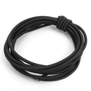 One pair of elastic shoelace lock lock shoelace 120 cm black F1W3