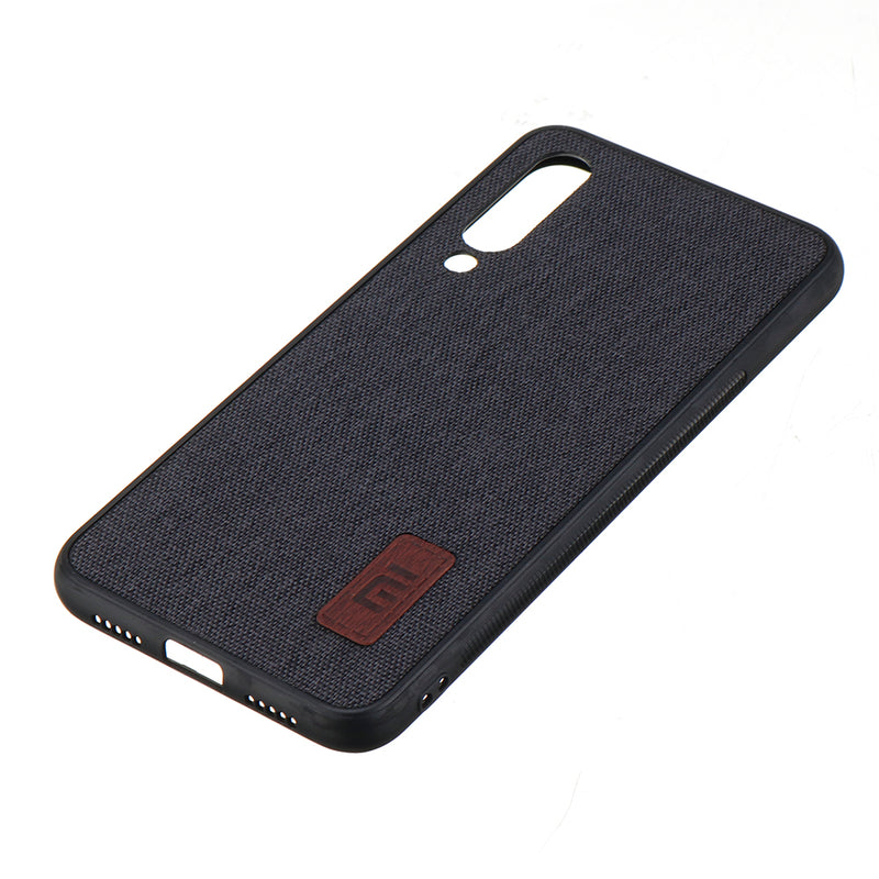 Bakeey Luxury Fabric Splice Soft Silicone Edge Shockproof Protective Case For Xiaomi Mi9 SE