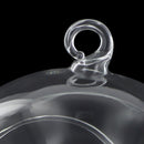 4 inches Diameter Clear Glass Pendant Vase for flower of operation jewelry E7O8