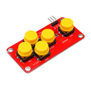 3pcs AD Analog Keyboard Module Electronic Building Blocks 5 Keys DIY