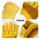 Heavy Duty Leather Gardening Work Outdoor Gloves Men Women Thorn Proof Work Gloves