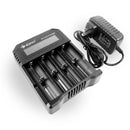 Eizfan X4 LCD USB Universal Battery Charger 4 Slots Small Li-ion Charger For Li-ion/NiMh/Lifepo4/18650/26650 Rechargeable Battery