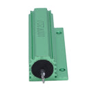 Chassis Mounted 100W 2 Ohm 5% Aluminum Case Wirewound Resistor Green