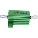 Green Aluminum Chassis Mounted Wirewound Resistors 10W 10 Ohm 5% S8L1