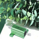 Green Aluminum Chassis Mounted Wirewound Resistors 10W 10 Ohm 5% S8L1