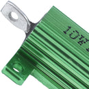 Green Aluminum Chassis Mounted Wirewound Resistors 10W 10 Ohm 5% S8L1
