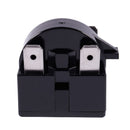 22 Ohm Resistance 3 Pin Terminals Refrigerator PTC Starter Relay Black V4B4