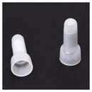 200 Pcs CE1 Closed End Wire Connectors 22-18 Gauge Crimp Caps White W9N4