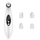 3 Modes Electric Vacuum Blackhead Acne Remover USB Charging LCD Face Nose Pore Cleaner Dermabrasion Device with 4 Suction Probes