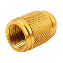 4x Aluminum Valve Cover Bullet Valve Cover Tire Valve Cover Yellow