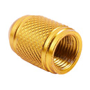 4x Aluminum Valve Cover Bullet Valve Cover Tire Valve Cover Yellow