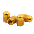 4x Aluminum Valve Cover Bullet Valve Cover Tire Valve Cover Yellow