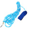 ZANLURE 2.4m/7.9ft Colorful Hand Throw Fishing Casting Net Cast Spin Bait Hollow Sinker Dense Mesh