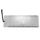 6 Pcs Bookmark Ruler Magnifier Fresnel Lens 3x Magnifying Sheet Clear J1M4