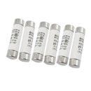 20 Pcs 500V 16A Cylinder Cap Ceramic Fast Blow Fuse Links 10x38mm