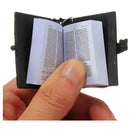 Bible Key Ring in English Christian Gift Sunday School Black F5T6
