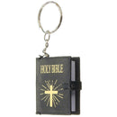 Bible Key Ring in English Christian Gift Sunday School Black F5T6