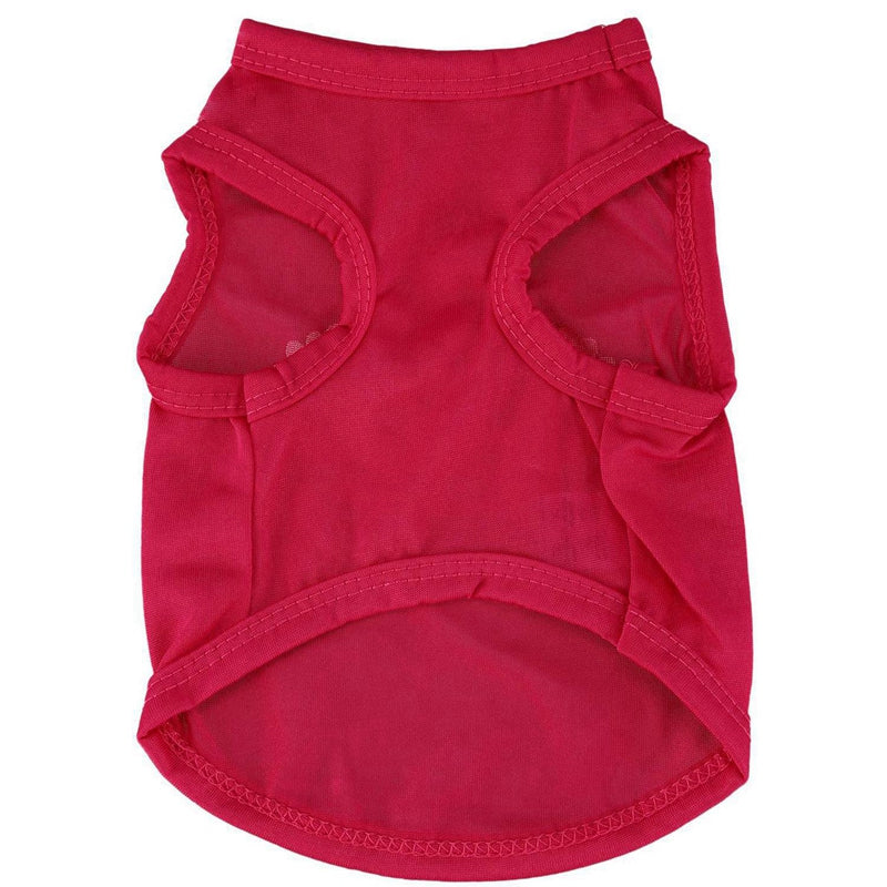 Winter Warm Pattern Dog Clothes Pet Clothing Pink M G7D7