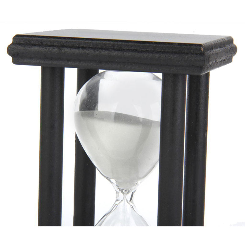 Wooden Hourglass Hourglass Hourglass Decorated Gift (White, 30 min) Y1H3