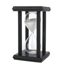 Wooden Hourglass Hourglass Hourglass Decorated Gift (White, 30 min) Y1H3