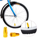 2pcs French Bicycle Valve Mouth Cover Aluminum Alloy MTB Bicycle Anti-dust  G7I2