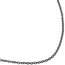 Jewelry Man Chain, Stainless Steel, O-Link Necklace, Black - 3mm wide - 65c D1U6