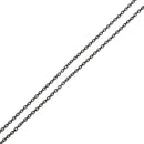 Jewelry Man Chain, Stainless Steel, O-Link Necklace, Black - 3mm wide - 65c D1U6