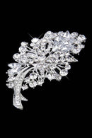 Brooch Pins Crystal Rhinestone Bride Wedding Bouquet Flowers Pin