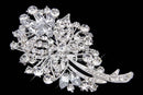 Brooch Pins Crystal Rhinestone Bride Wedding Bouquet Flowers Pin A8K7