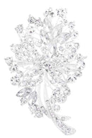 Brooch Pins Crystal Rhinestone Bride Wedding Bouquet Flowers Pin